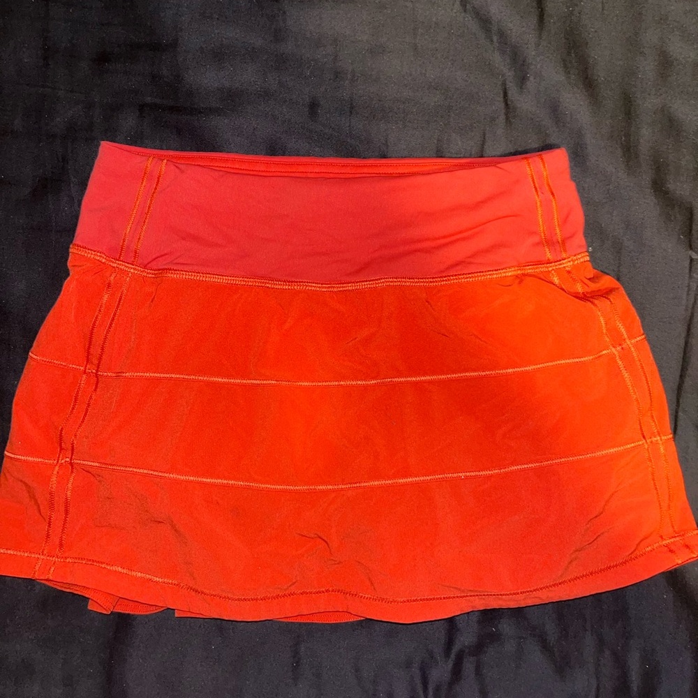 Lululemon Athletica Vibrant Red Mini Skirt - Picture 5 of 8